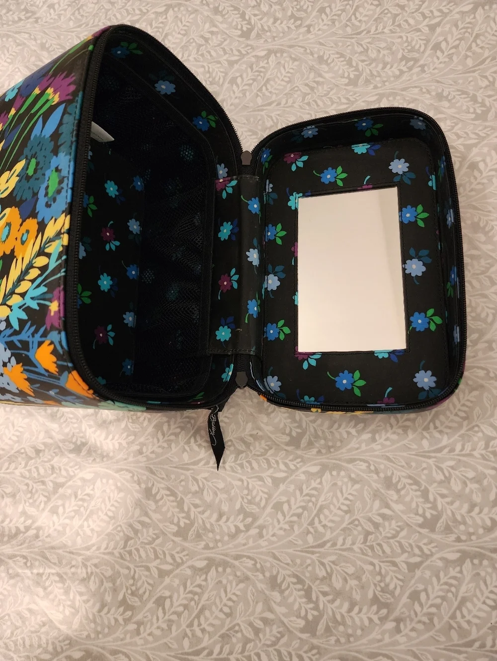 Vera Bradley Midnight Blues Choo Choo Travel Case
